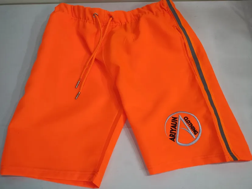 Blaze Orange Reflective Shorts